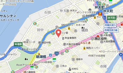 【地図】 | プレサンス朝潮橋ベイ・ブリーズ