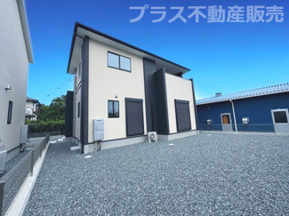 【外観】 | 完成しました。物件内部もご見学頂けます。プラス不動産販売にお任せ下さい。