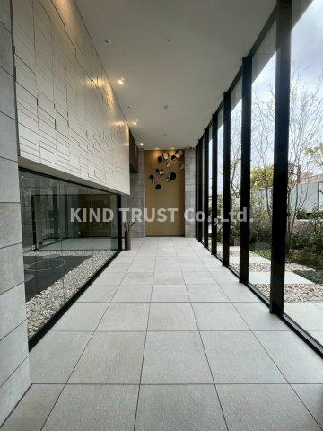 シエリア梅田豊崎のロビー|落ち着いたロビーです