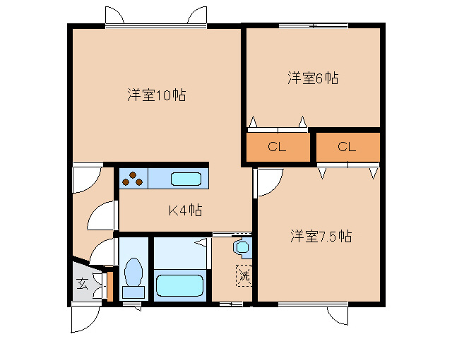 ベルハウスの間取り