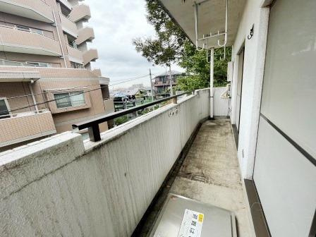 ニュー氷川ハイツのバルコニー