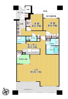 【間取り】 | アーバンビュー芦屋山手