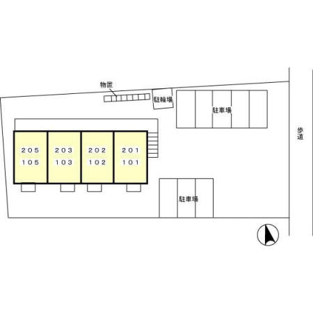 メゾン・ド・プランドールの区画図