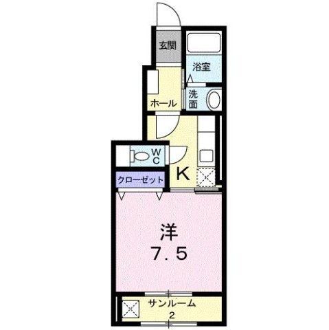 カーサ・フェリーチェの間取り