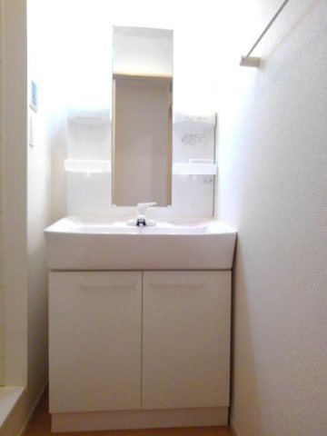 カーサ・フェリーチェの洗面所|使いやすい洗面所です