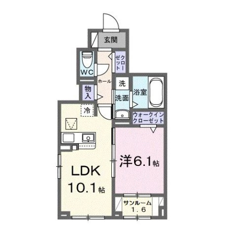 リヒトミューレの間取り