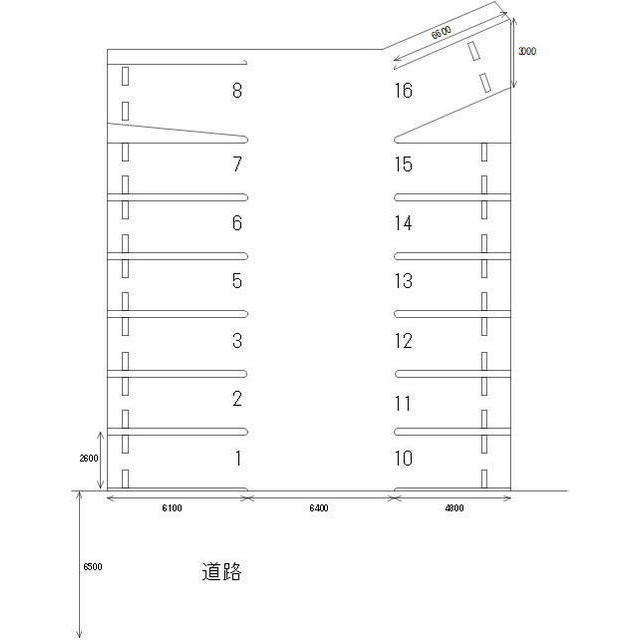 岐阜市高砂町５丁目の駐車場の間取り