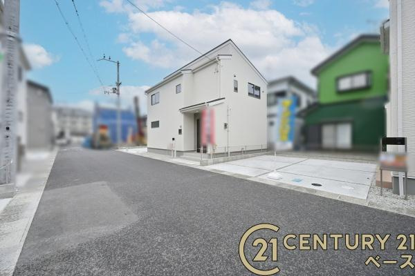 リーブルガーデン指柳町 ５号棟 ／新築一戸建の前面道路含む現地写真|■現地撮影写真■スーパーなど商業施設が徒歩圏内に近接しています。