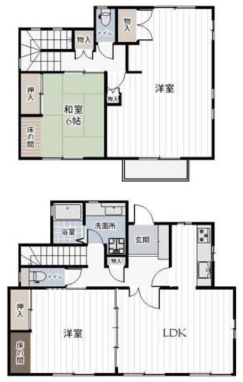 【間取り】 | 専有面積：133.07平米　間取り:3LDK！
