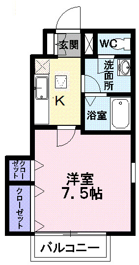 ベルーナ　Ⅰの間取り