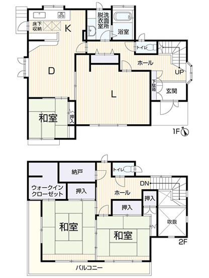 【間取り】 | 南区中里戸建て
