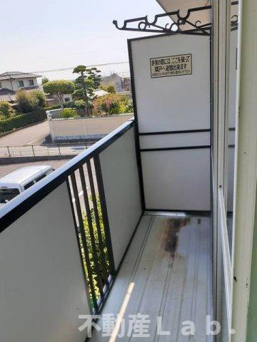 サンシャインＡのバルコニー