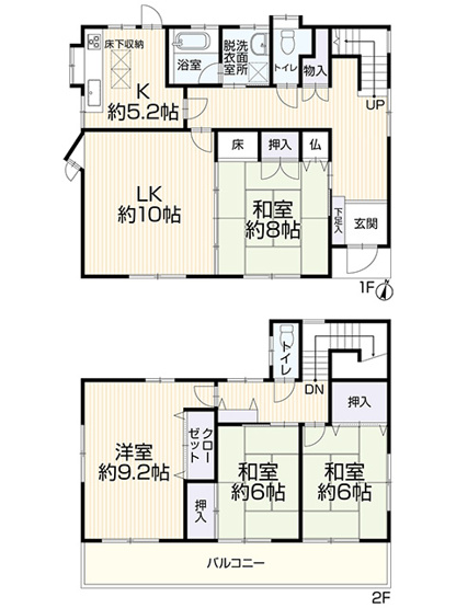 【間取り】 | 磯子区杉田戸建て