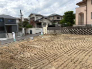 【外観】 | 庭代台４丁　売土地　全２区画 | 現況更地ですので、解体費用がかからないのが嬉しいですね♪