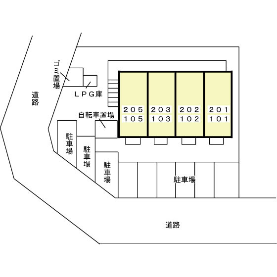 モントレの区画図