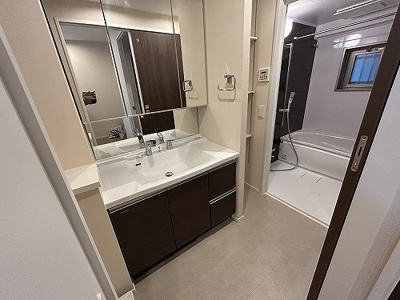 【洗面所】 | エイルマンション水道町２ | 洗面所です