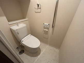 【トイレ】 | エイルマンション水道町２ | ゆったりとした空間のトイレです