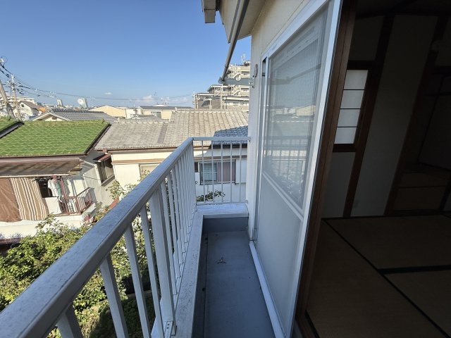 パープルコーポのバルコニー