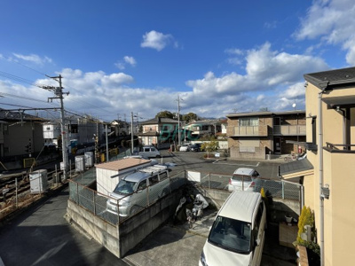 【展望】 | 本丸町1期1区画1号地 | 青い空が広がる開放的なバルコニー。