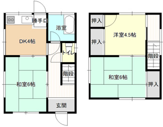 【間取り】 | 川本貸家