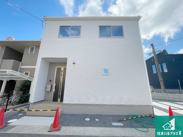 大津市本丸町　第1期　新築一戸建ての外観|安心の10年保証！外観を美しく保ち、雨水で汚れを落とします！気になることがありましたら、お気軽にお問い合わせください！