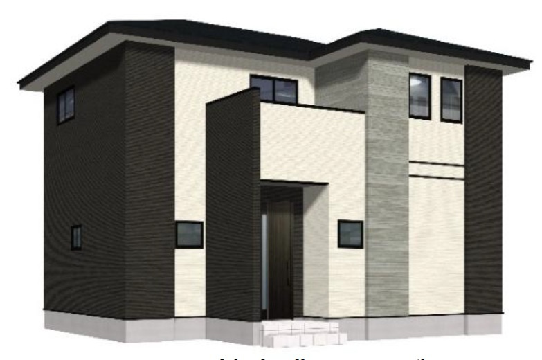 よかタウン／合志市合生3期／１６号棟の外観パース