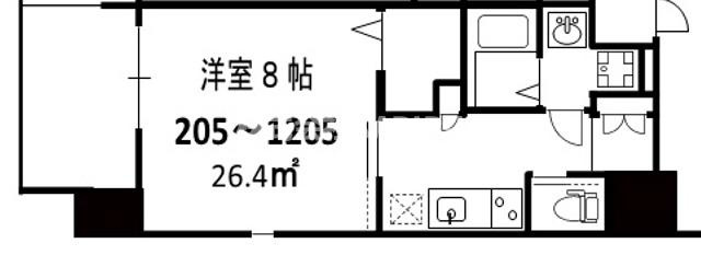 フォレストグレイス城東京橋Ⅰの間取り