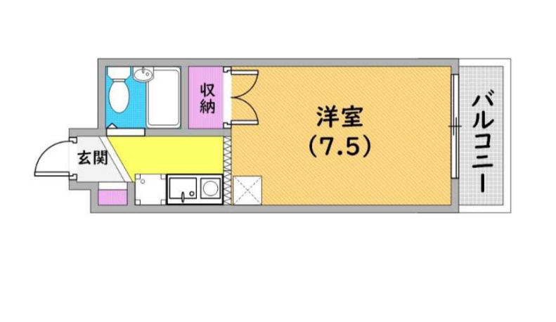 神戸市西区伊川谷長坂　一棟売マンションの間取り