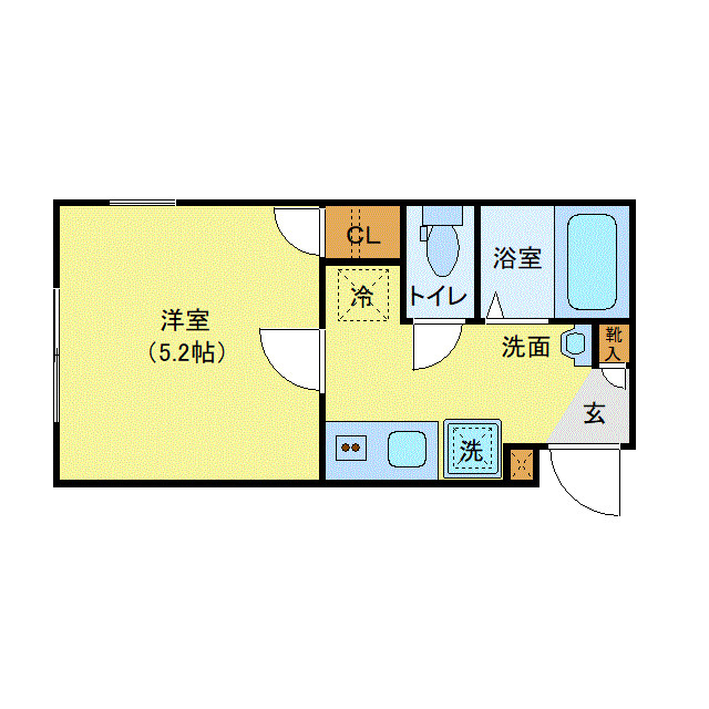グレースコート町屋の間取り