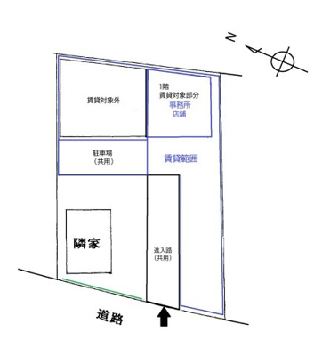 【区画図】 | 中山　事務所・店舗