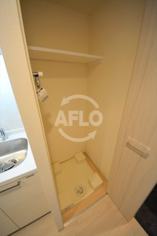 プレサンス天満橋チエロの洗面所|プレサンス天満橋チエロ　室内洗濯機置き場