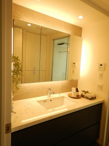 ザ・六本木東京クラブレジデンスの独立洗面台