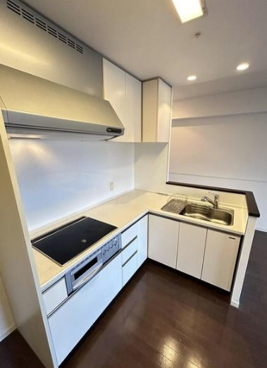 大阪市天王寺区筆ケ崎町の賃貸マンションのキッチン