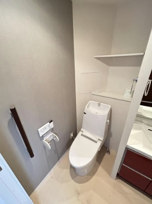 大阪市天王寺区筆ケ崎町の賃貸マンションのトイレ