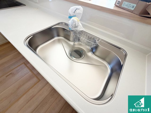亀岡市千代川町小林　第3期　新築一戸建ての設備|広々としたシンクで食器洗いも楽々！