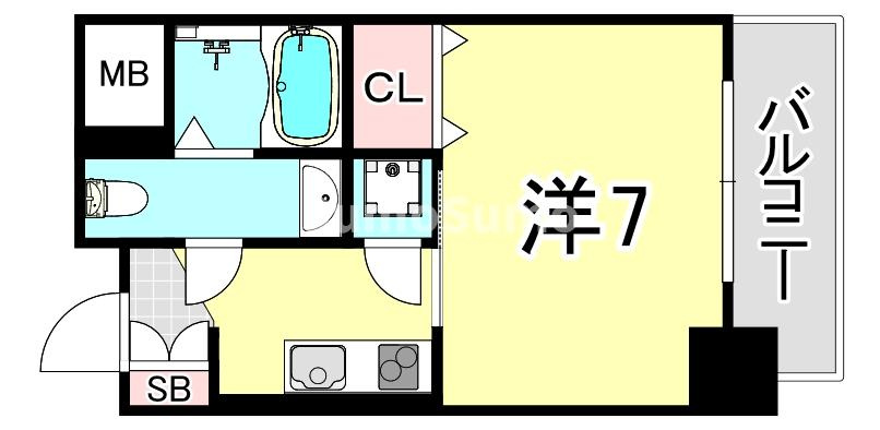 ラシュレエグゼ本町の間取り