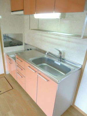 【キッチン】 | ホワイトルームカワイⅠ | お料理しやすいキッチンです