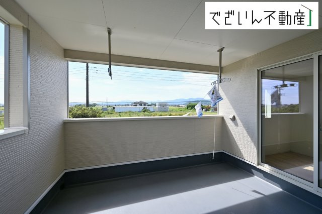 【バルコニー】 | Cradle garden深谷市武蔵野第2　新築住宅 | ≪1号棟≫
現地(2025年9月撮影)