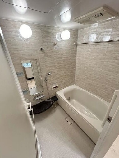 大阪市天王寺区筆ケ崎町の賃貸マンションの浴室