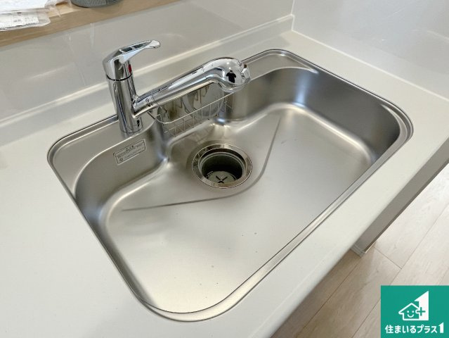 亀岡市千代川町小林　第3期　新築一戸建ての設備|洗い物も楽にできる、広々シンク！