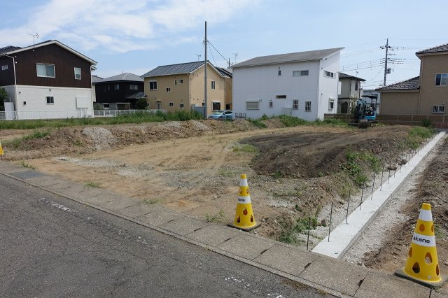 高崎市福島町　全４区画分譲地　Ｂ区画の外観|北西から南東方向