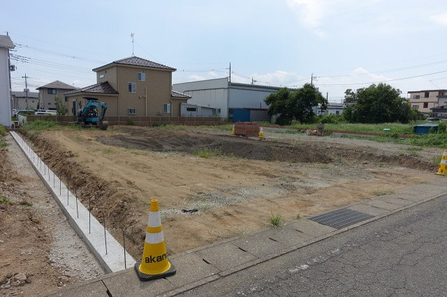 高崎市福島町　全４区画分譲地　Ｂ区画の外観|北東から南西方向