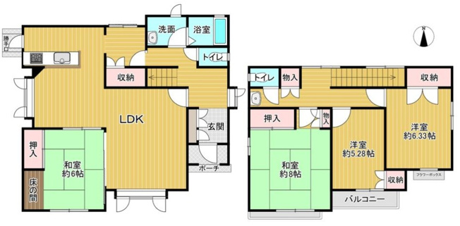 【間取り】 | 佐倉市白銀２丁目
