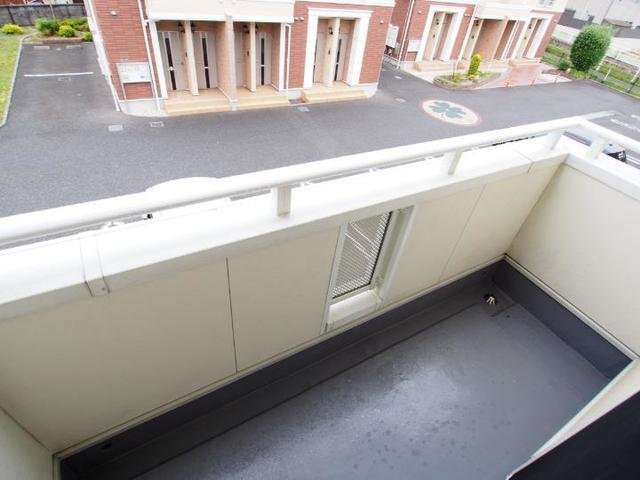 ユニゾン大平Ｂのバルコニー