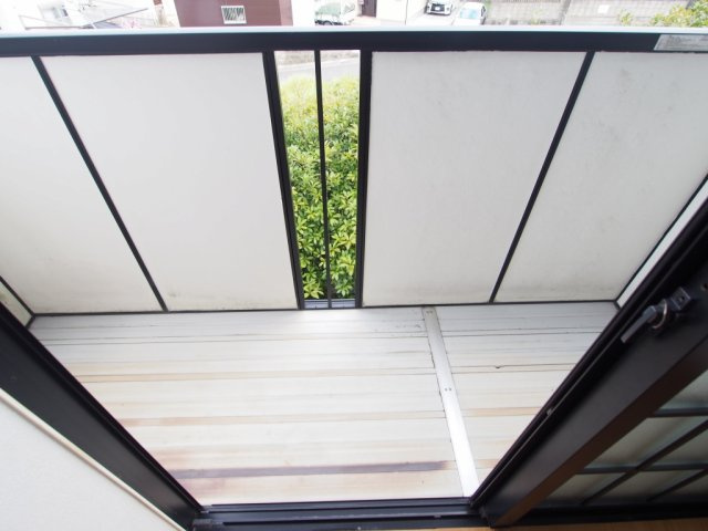 スカイヒルズＢのバルコニー