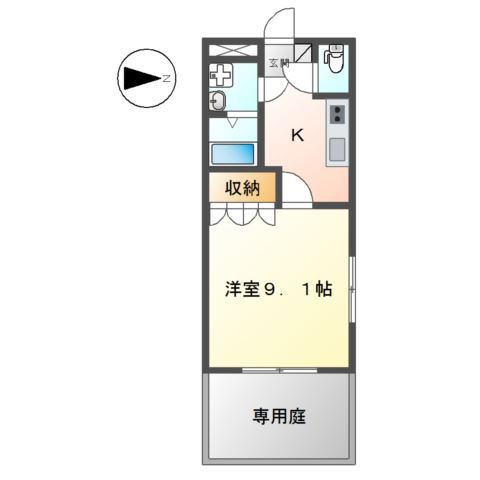 Ｐｏｗｅｒ・フレンドの間取り