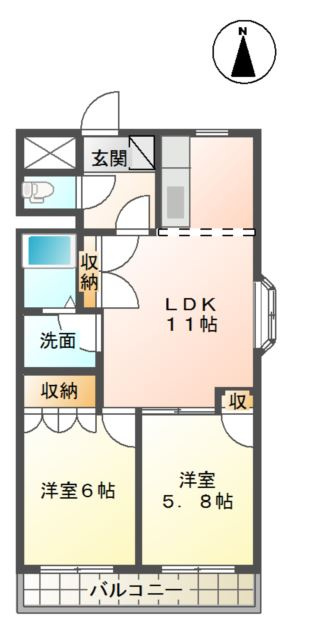 ソフィア長津の間取り