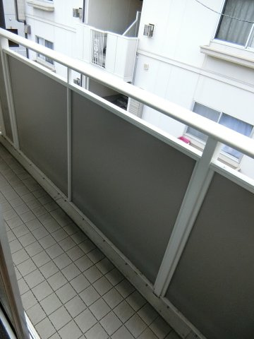 タウニィ東風A棟のバルコニー