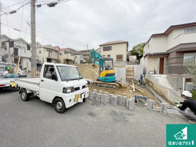 枚方市香里ケ丘　新築一戸建ての外観|現在建築中！落ち着いた街並みで新生活を始めることが出来そう！周辺の物件も併せてご紹介させて頂きます！