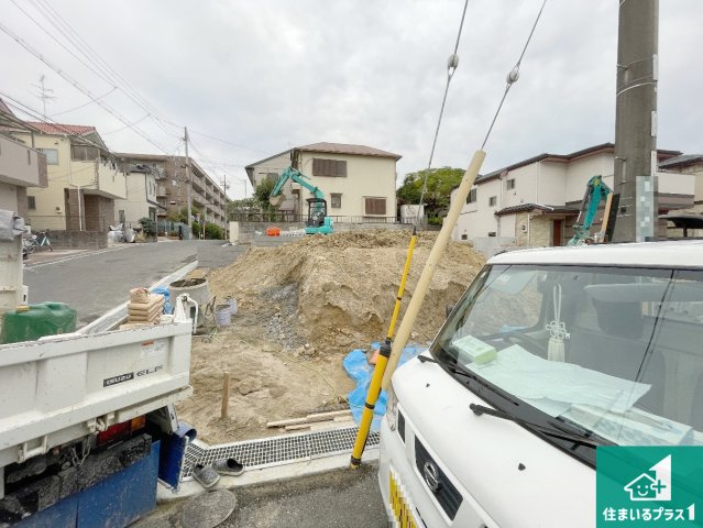枚方市香里ケ丘　新築一戸建ての外観|現在建築中！落ち着いた街並みで新生活を始めることが出来そう！周辺の物件も併せてご紹介させて頂きます！